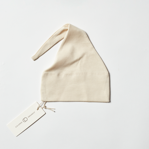 Colored Organics Knotted Hat - Natural